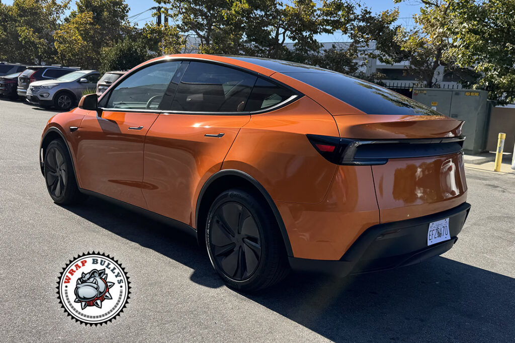 Tesla Model Y Juniper vehicle wrap project