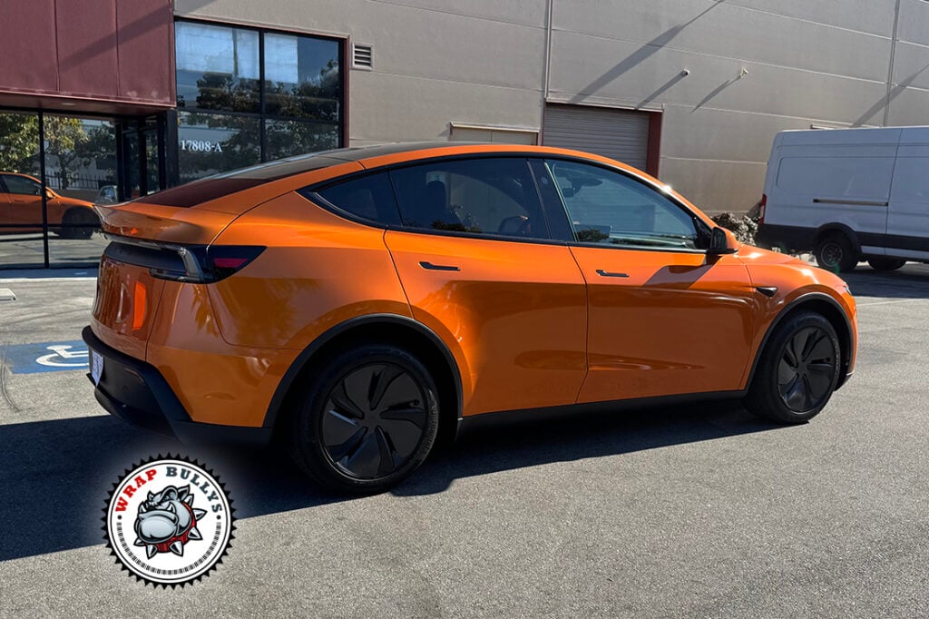 Tesla Model Y Juniper vehicle wrap project
