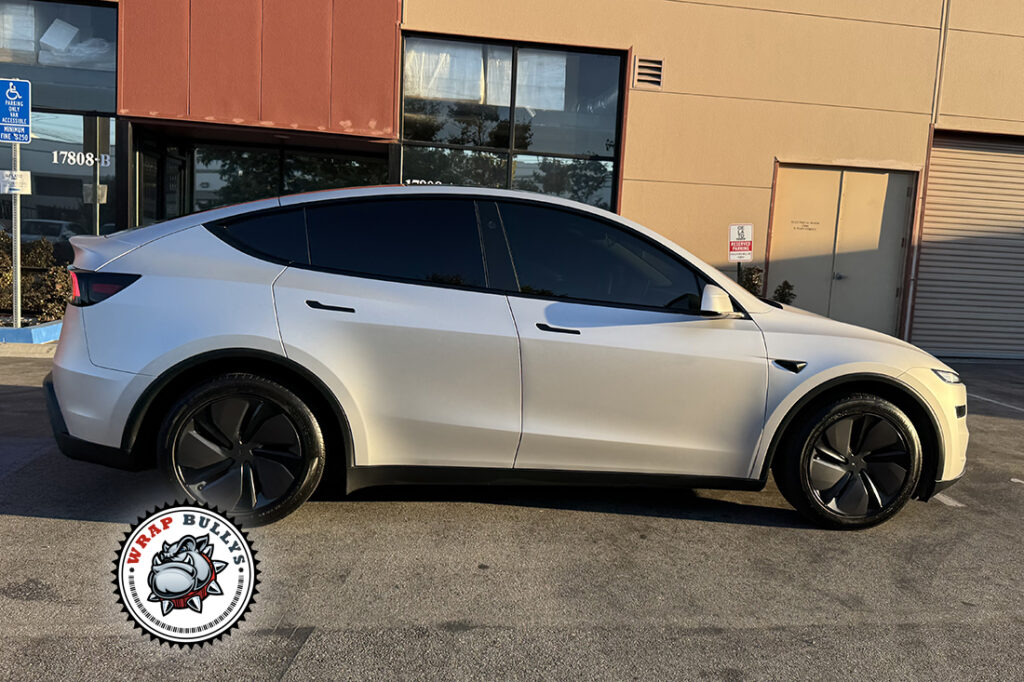 Tesla Model Y Juniper vehicle wrap project
