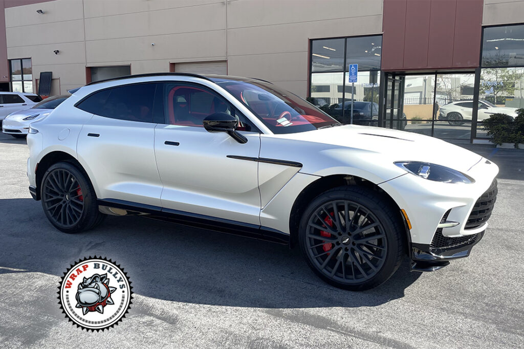 Aston Martin DBX 707 vehicle wrap project