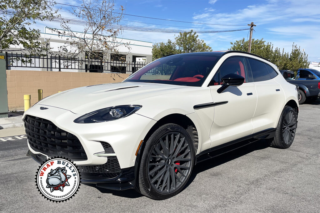 Aston Martin DBX 707 vehicle wrap project