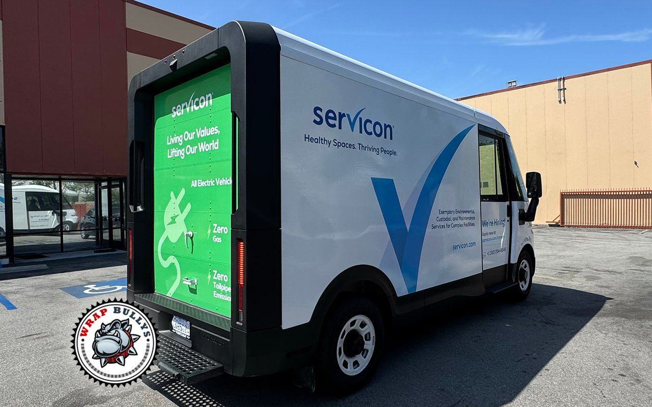 BrightDrop van vinyl wrap Los Angeles