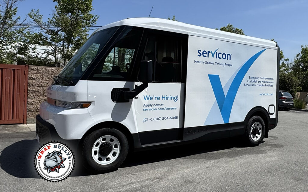 BrightDrop van fleet graphics Torrance
