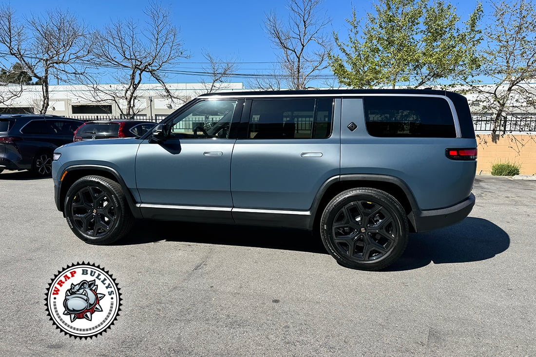 Palos Verdes Rivian R1S 3M Satin Thundercloud wrap