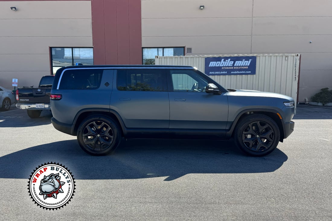 Car wrap Gardena Rivian R1S 3M Satin Thundercloud