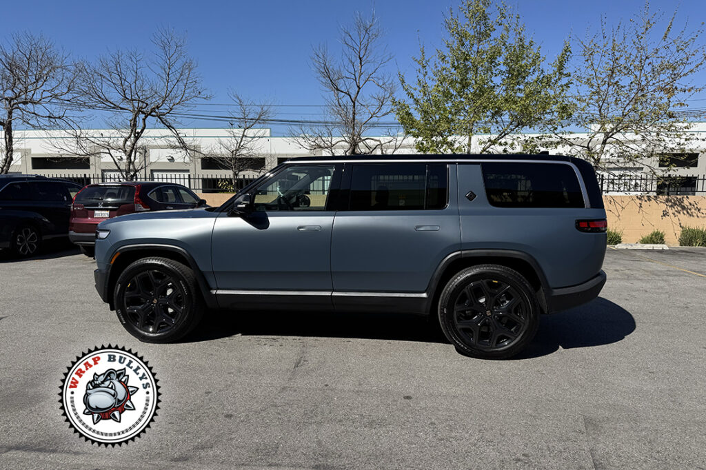 Rivian R1T 3M Satin Psychedelic wrap Gardena