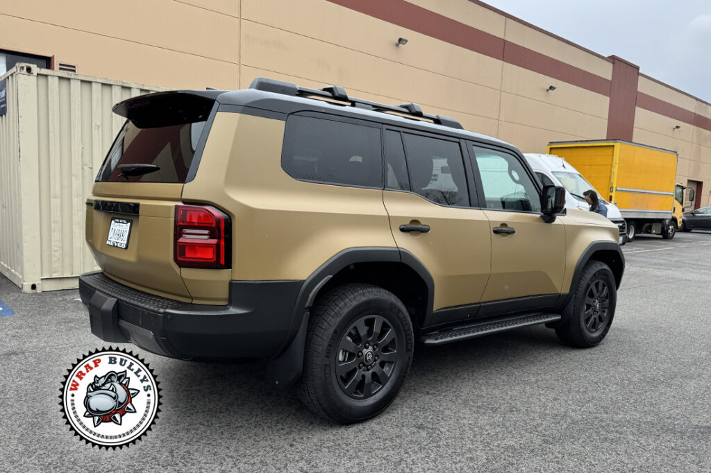 Toyota Land Cruiser vehicle wrap project