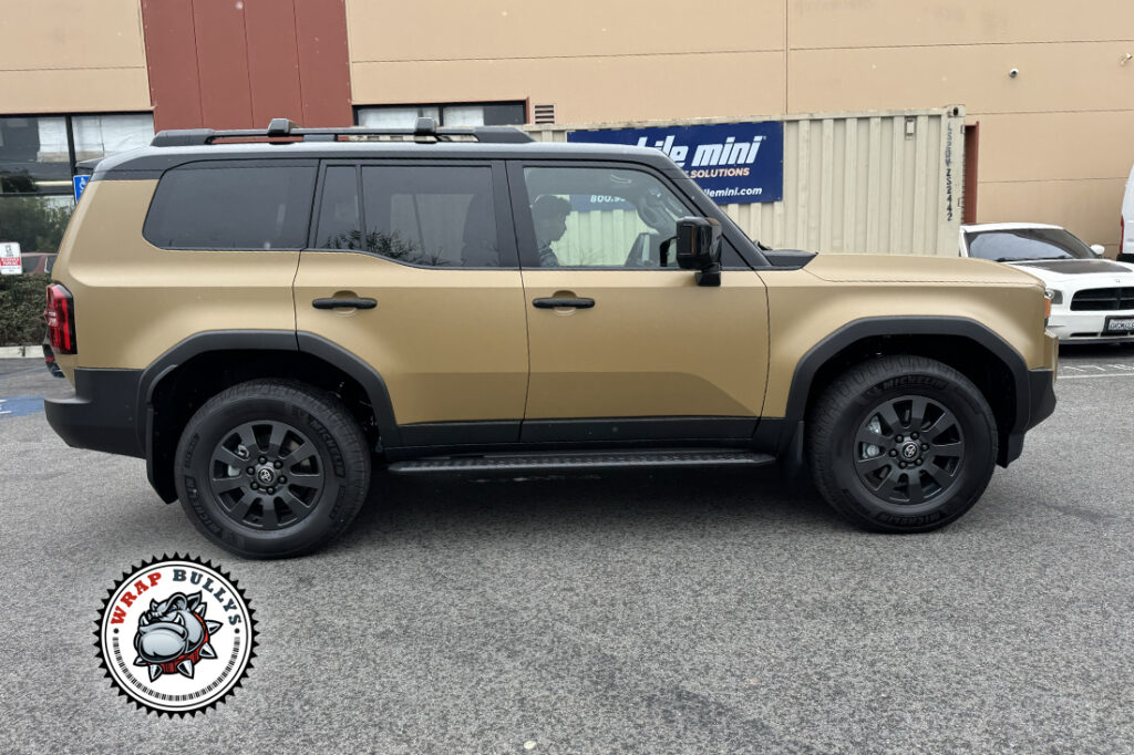 Toyota Land Cruiser vehicle wrap project