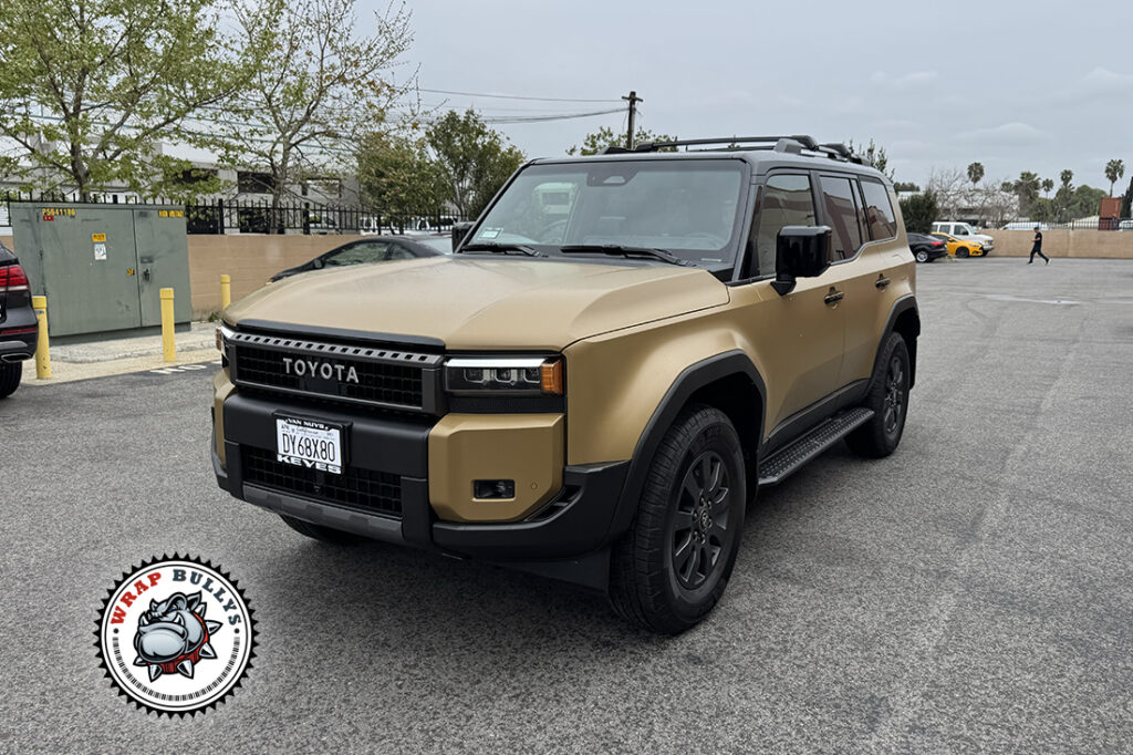 Toyota Land Cruiser vehicle wrap project