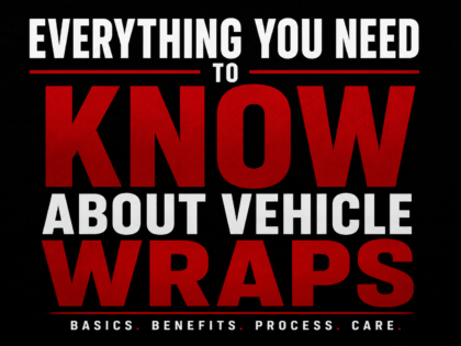 What there is to know about vehicle wraps