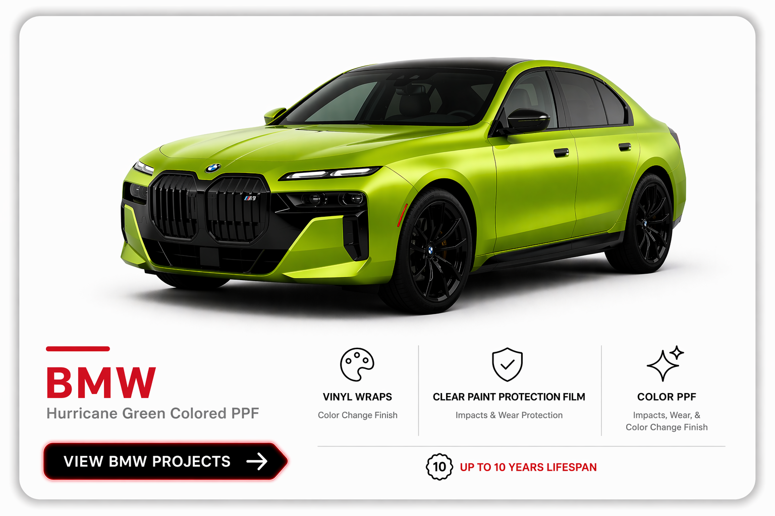 BMW COLOR PPF and Wraps