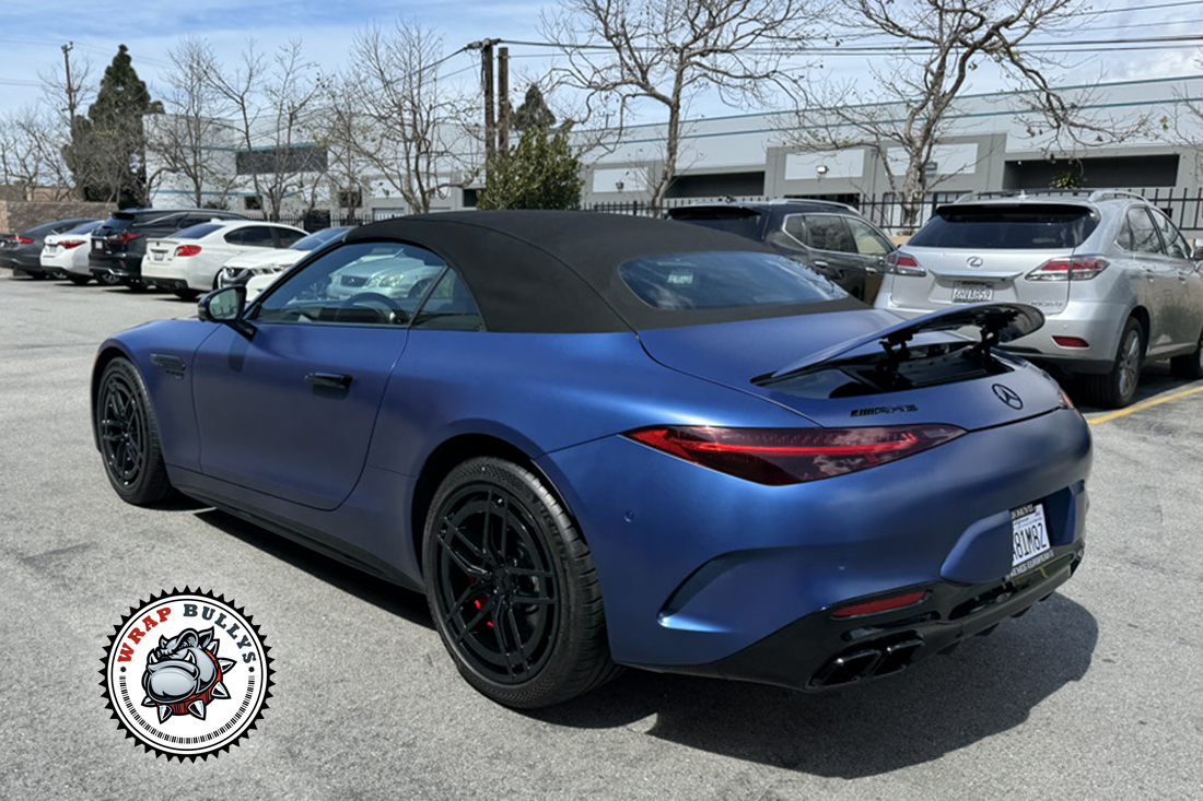 Mercedes SL63 AMG Brilliant Blue Mango 1