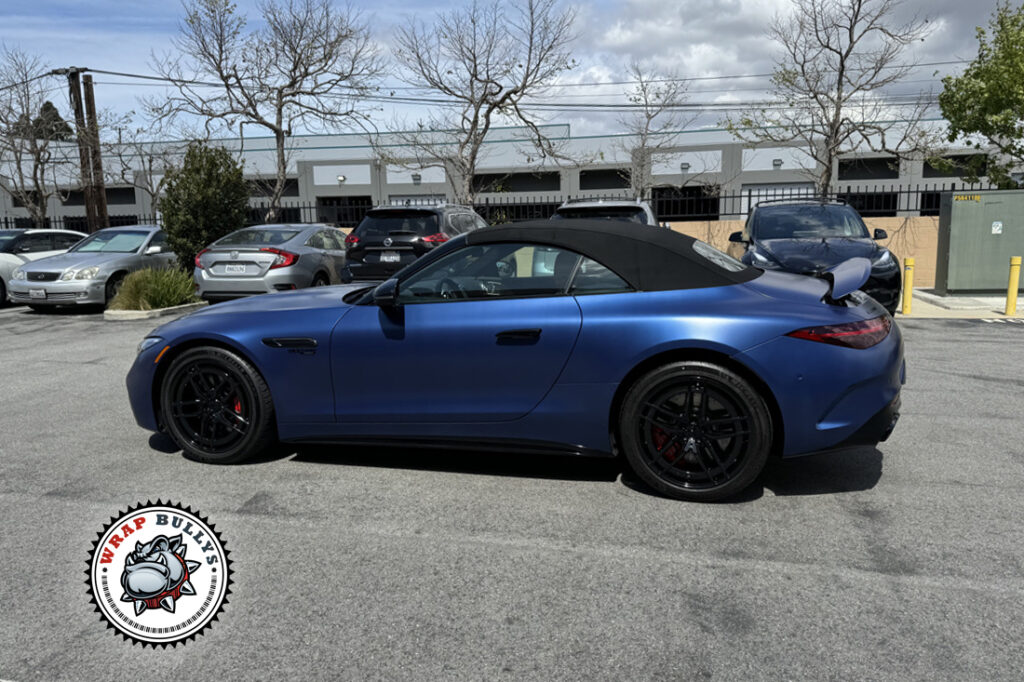 Mercedes vehicle wrap project