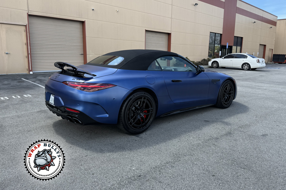 Mercedes SL63 AMG Brilliant Blue Mango 3