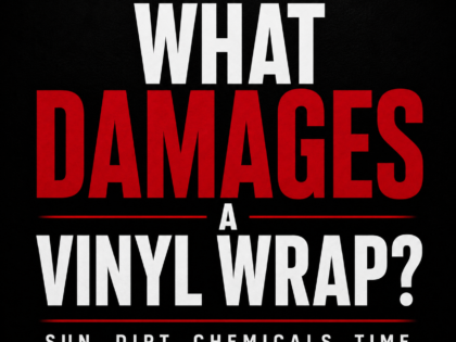 What Damages a Vinyl Wrap?