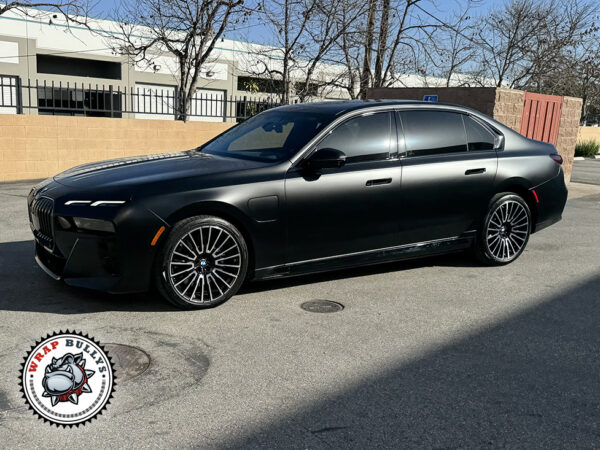 BMW i7 Satin Black PPF