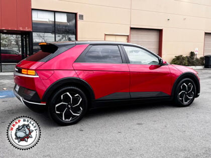Hyundai IONIQ 5 Gloss Ruby Red Color PPF
