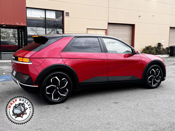 Hyundai IONIQ 5 Gloss Ruby Red Color PPF