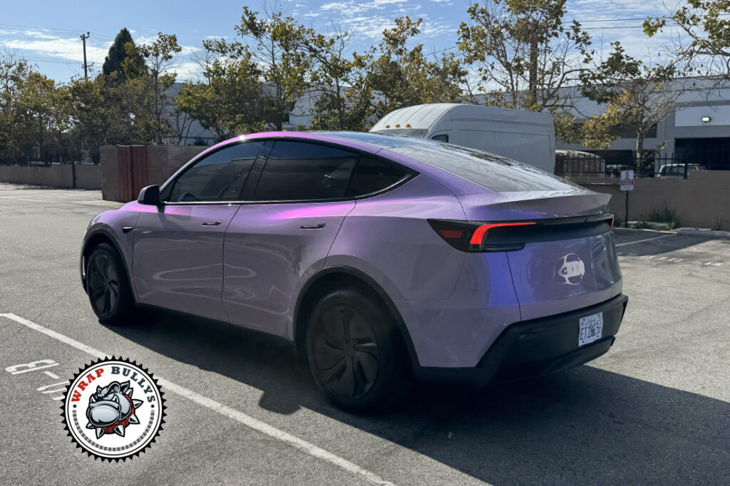 Tesla Model Y vehicle wrap project