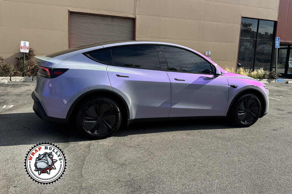 Tesla Model Y vehicle wrap project