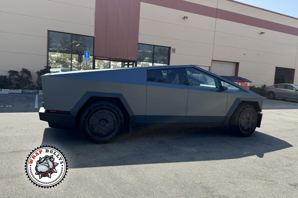 Tesla Cybertruck vehicle wrap project