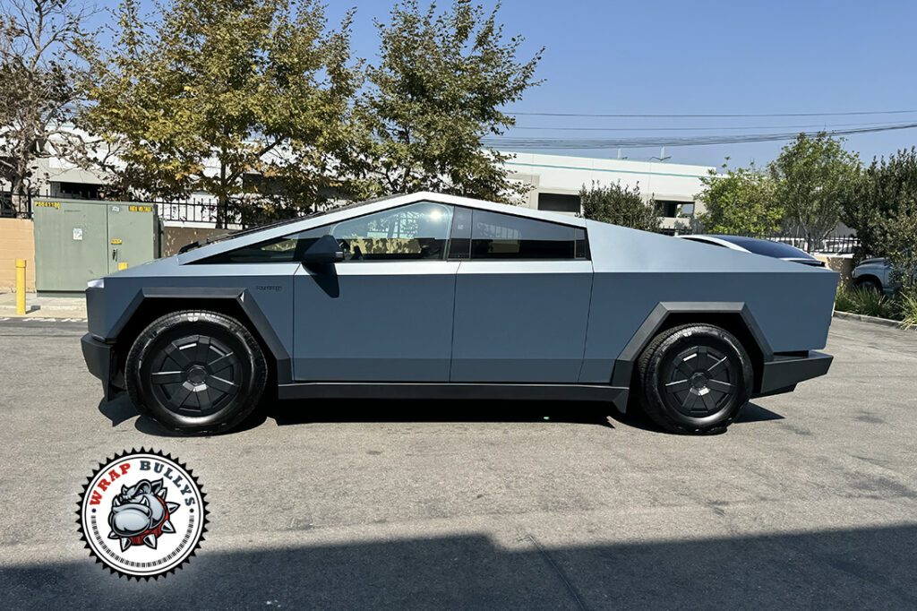 Tesla Cybertruck vehicle wrap project