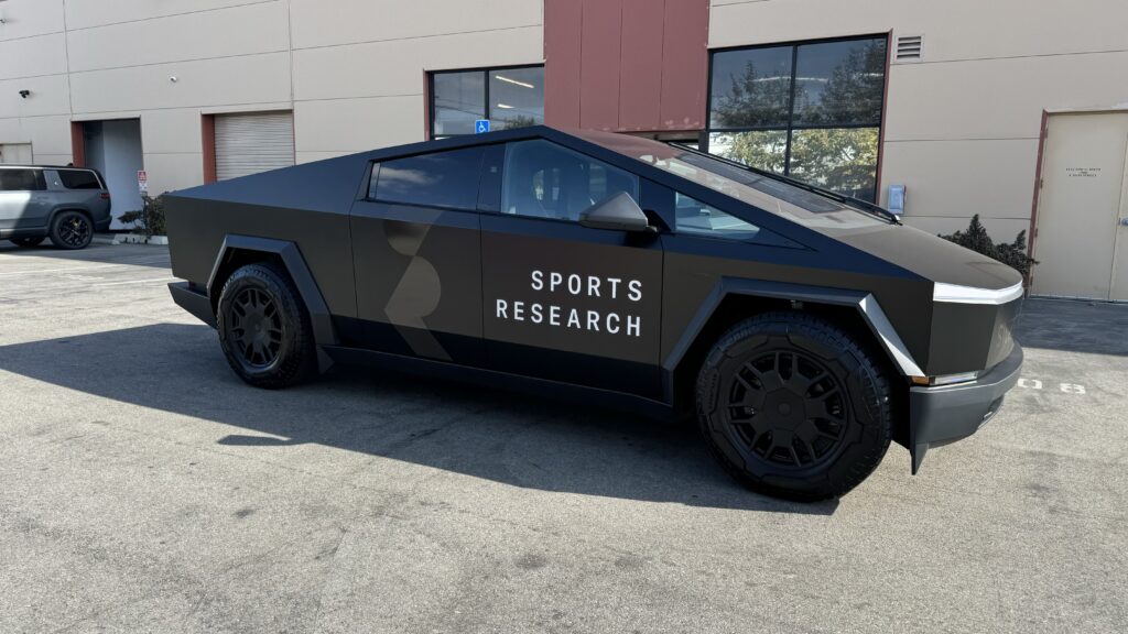Tesla Cybertruck vehicle wrap project