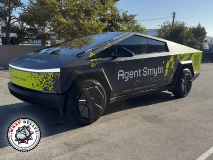 Cybertruck Business Wrap