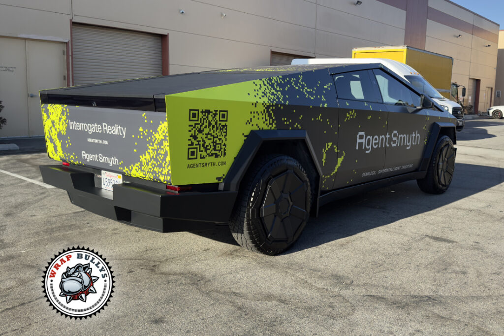 Cybertruck Business Wrap rear