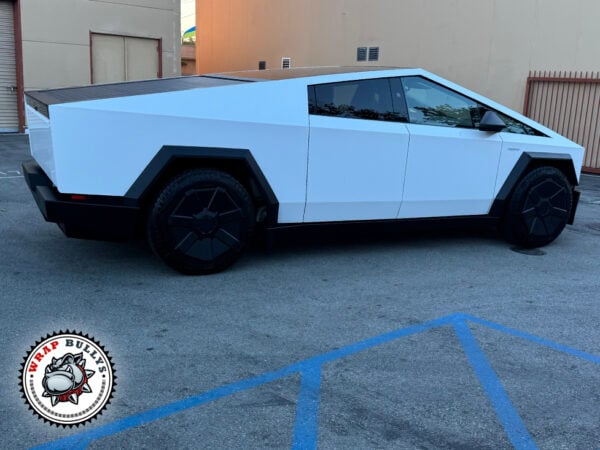 Gloss White Color PPF Cybertruck Wrap