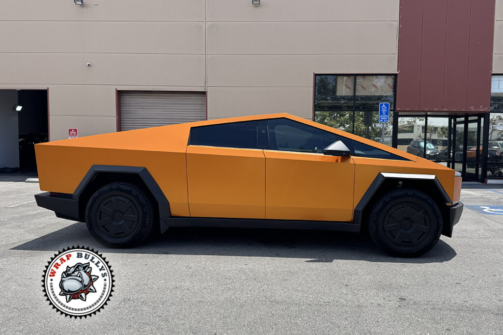 Tesla Cybertruck vehicle wrap project