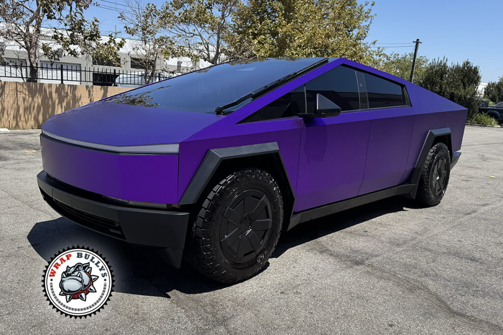 Tesla Cybertruck vehicle wrap project