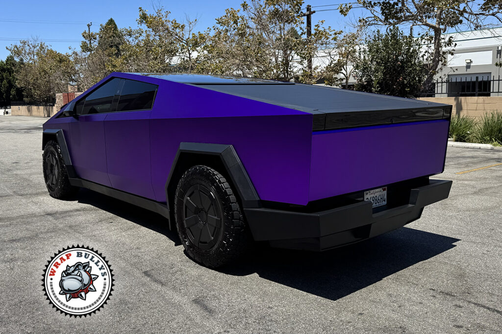 Tesla Cybertruck vehicle wrap project