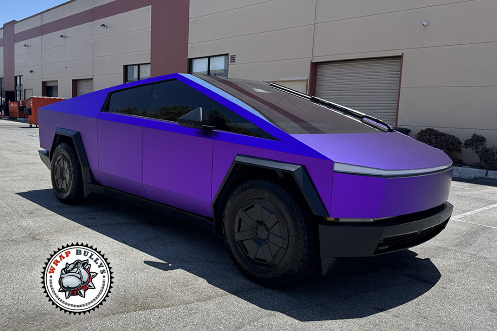 Tesla Cybertruck vehicle wrap project