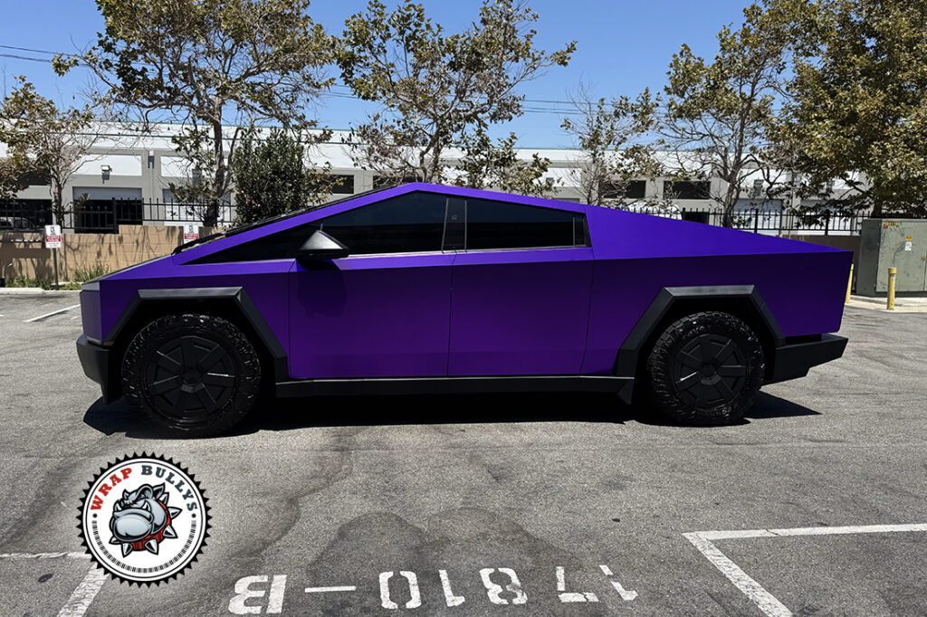 Tesla Cybertruck vehicle wrap project