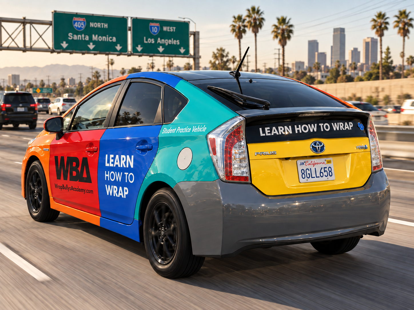Wrap Bullys Academy Prius in Los Angeles